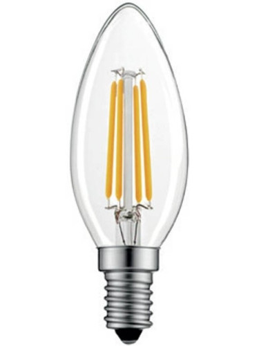 Лампа LED Filament E14 Candle 6.5W 2700K  (10 τεμάχια)