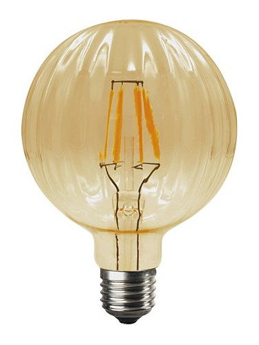 Лампа LED Filament E27 Bari 6W 2700K Dimmable Amber