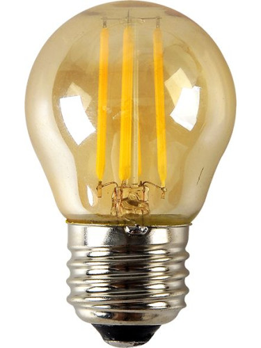 Лампа LED Filament E27 Glamo 4W 2700K Dimmable Amber  (10 τεμάχια)