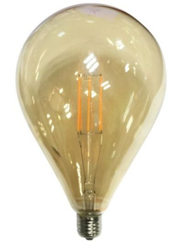 Лампа LED Filament E27 Tric 6W Dimmable Amber