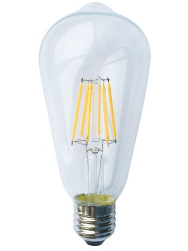 Лампа LED Filament E27 Edis 8W 2700K Dimmable  (10 τεμάχια)