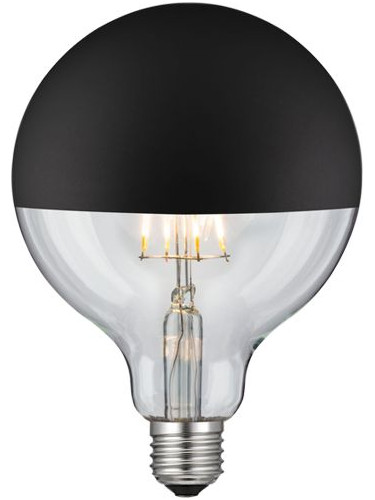 Лампа LED Filament E27 G125 6W 2700K Dimmable