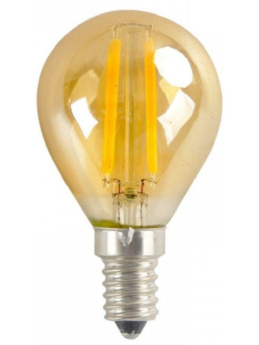 Лампа LED Filament E14 Retro 6W 2700K Dimmable Amber  (10 τεμάχια)