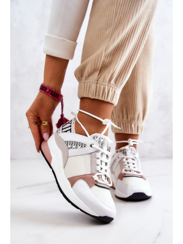 Sports Shoes Sneakers on a wedge white Lorey