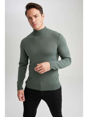 DEFACTO Slim Fit Turtleneck Sweater