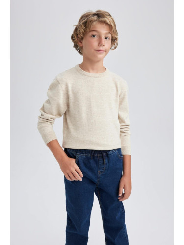 DEFACTO Boy's Crew Neck Knitwear Sweater