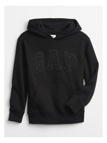 Black Boys' Children's Sweatshirt GAP Logo v-tonal after