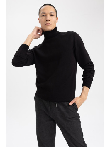 DEFACTO Slim Fit Turtleneck Sweater