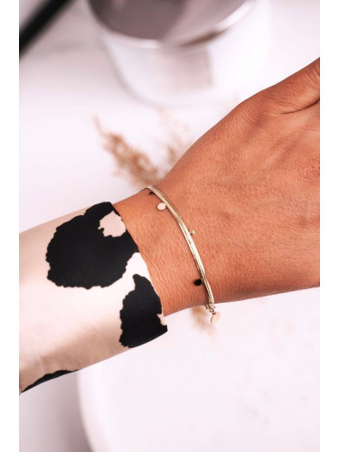 Delicate bracelet with Rings Golden Liliana