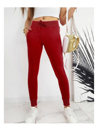 Red Women's Sweatpants FITT UY0537