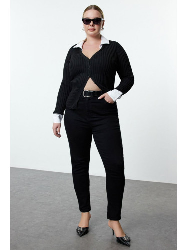 Trendyol Curve Black High Waist Plus Size Skinny Jeans