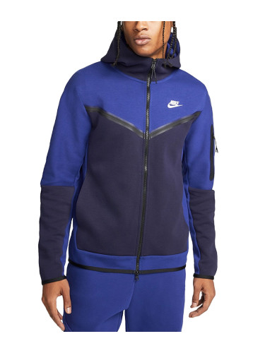 NIKE Sportswear Tech Fleece Full Zip Hoodie Blue