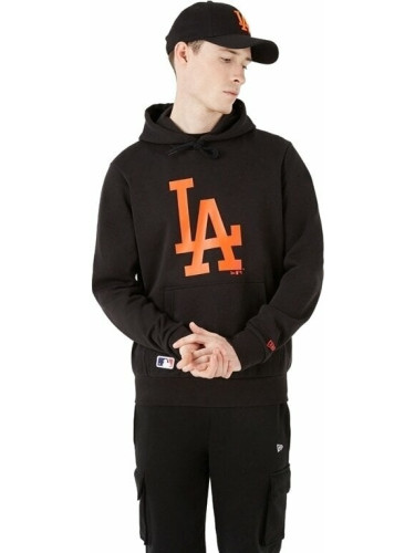 Los Angeles Dodgers MLB Seasonal Team Logo Black/Orange M Суичъра