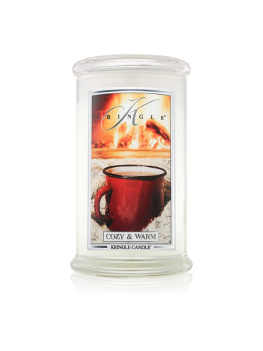 Kringle Candle Cozy & Warm ароматна свещ 624 гр.