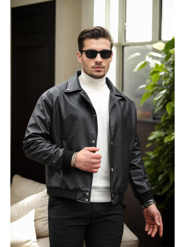 91831 Dewberry Mens Oversize Jacket-BLACK