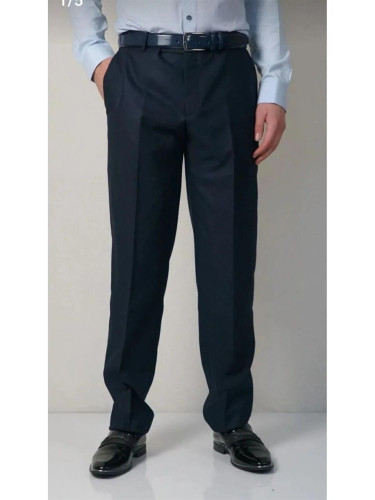 38731 Dewberry Classic Mens Trousers-NAVY BLUE