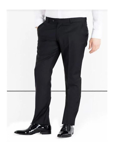 38731 Dewberry Classic Mens Trousers-BLACK