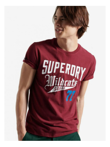 SuperDry Collegiate Graphic T-shirt Cherven