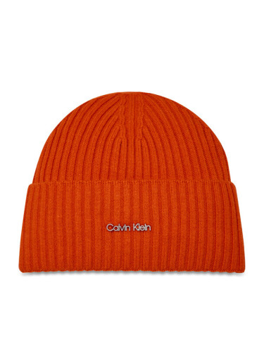 Calvin Klein Шапка Ck Must Logo Beanie K60K611401 Оранжев