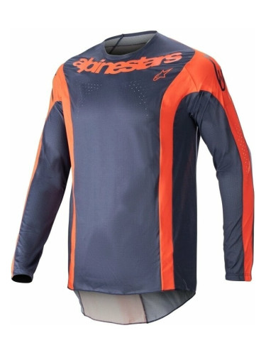 Alpinestars Techstar Arch Jersey Night Navy/Hot Orange M Мотокрос фланелки