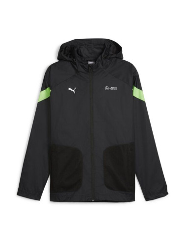 Puma MERCEDES-AMG PETRONAS F1 WOVEN JACKET Мъжко яке, черно, размер