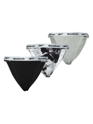 Reebok TANGA BRIEF ISLA 3pk Дамски бикини, черно, размер