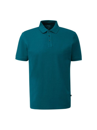 s.Oliver Q/S POLO SHIRT Мъжка тениска с яка, тъмнозелено, размер