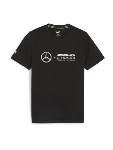 Puma MERCEDES-AMG PETRONAS F1 ESSENTIALS LOGO TEE Мъжка тениска, черно, размер