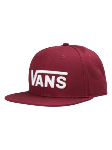 Vans MN DROP V II SNAPBACK Мъжка шапка с козирка, червено, размер