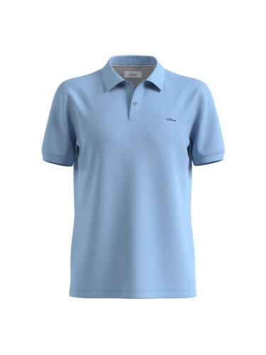 s.Oliver RL POLO SHIRT Мъжка тениска с яка, светлосиньо, размер