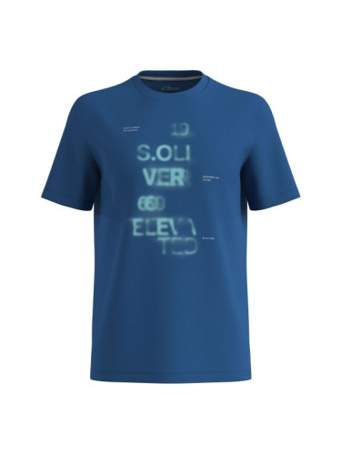 s.Oliver RL T-SHIRT Мъжка тениска, тъмносин, размер