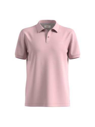 s.Oliver RL POLO SHIRT Мъжка тениска с яка, розово, размер