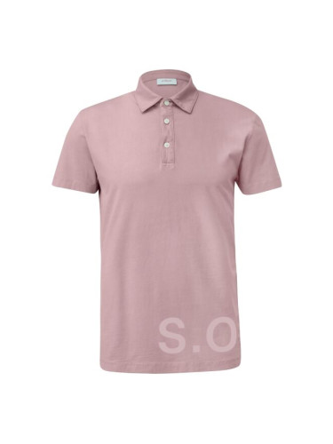 s.Oliver RL POLO SHIRT Мъжка тениска с яка, розово, размер