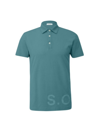 s.Oliver RL POLO SHIRT Мъжка тениска с яка, тъмнозелено, размер