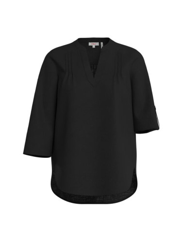 s.Oliver RL BLOUSE 3/4 Дамска фланелка, черно, размер