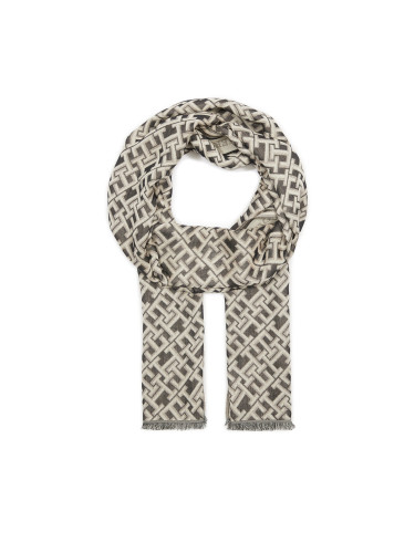 Шал Tommy Hilfiger Th Contemporary Mono Cb Scarf AW0AW15794 Черен