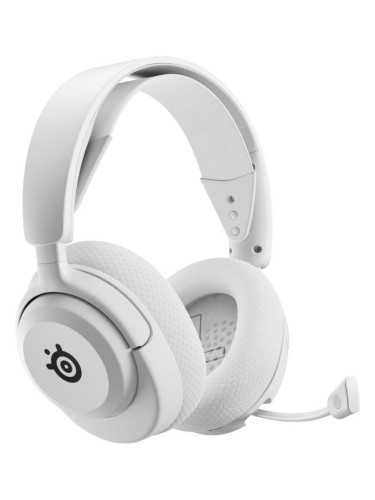  Гейминг слушалки SteelSeries - Arctis Nova 5 White, безжични, бели