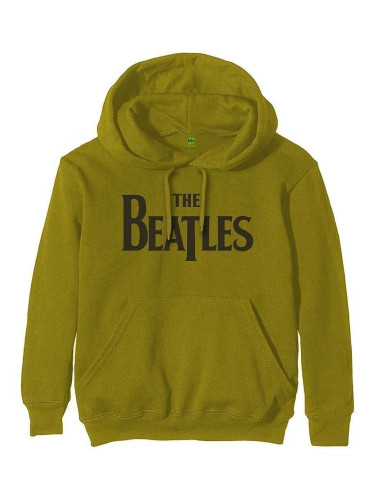 The Beatles Дреха с качулка Drop T Logo Green 2XL