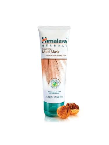  Почистваща маска за лице с глина, Himalaya, 75 ml