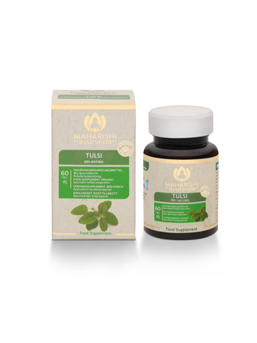 Органик Тулси (Свещен босилек), 100% натурален, Махариши Аюрведа, 60 таблетки х 480 mg