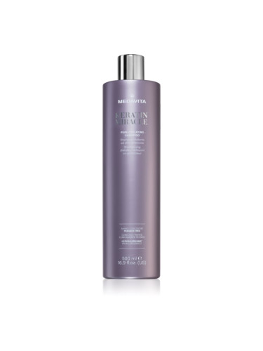 Medavita Keratin Miracle Pure Chelating Shampoo дълбоко почистващ шампоан За коса 500 мл.