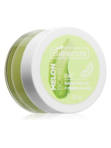 Bielenda Lip Care Lip Balm + Night Mask балсам за устни с аромат Melon Bomb 10 гр.