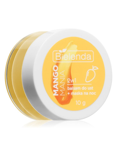 Bielenda Lip Care Lip Balm + Night Mask балсам за устни с аромат Mango Mania 10 гр.