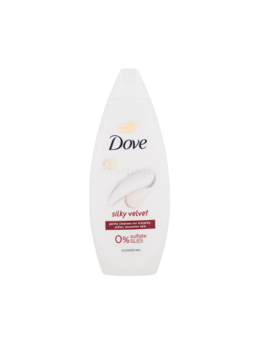 Dove Silky Velvet Shower Gel Душ гел за жени 250 ml