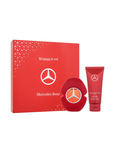 Mercedes-Benz Woman In Red Подаръчен комплект EDP 90 ml + лосион за тяло 100 ml