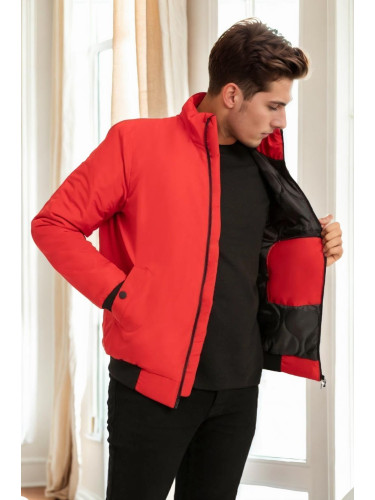 18137 Dewberry Slim Fit Mens Coat-RED