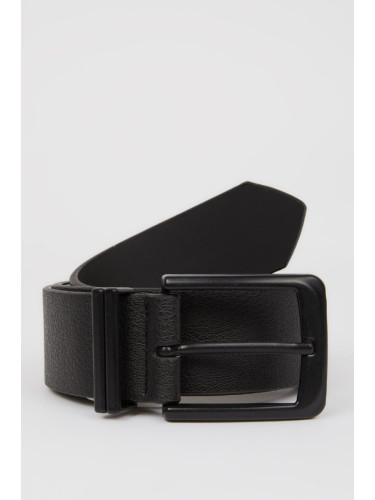 DEFACTO Men's Faux Leather Jean Belt