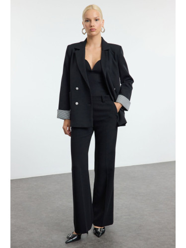 Trendyol Black Woven Blazer Jacket