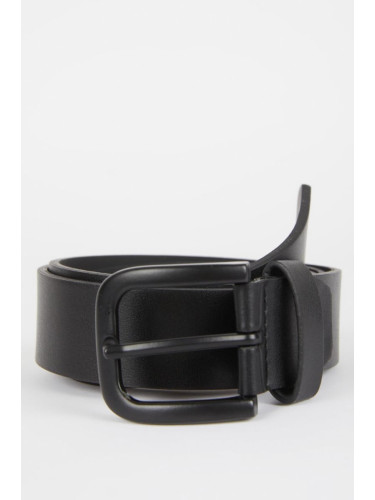 DEFACTO Men's Faux Leather Jean Belt