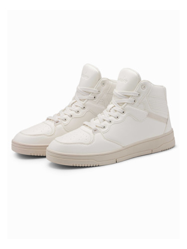 Ombre Insulated men's high top sneaker shoes - white